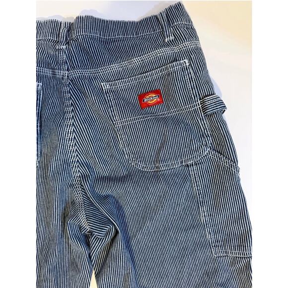 VTG Dickies Womens Carpenter Pants Size 9/29 Blue & White Model CP20R - Picture 5 of 13